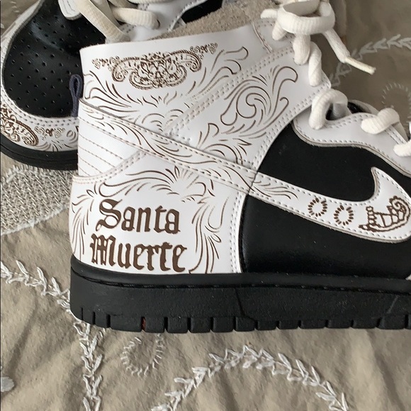 Nike | Shoes | Nike Dunk High Santa Muerte | Poshmark